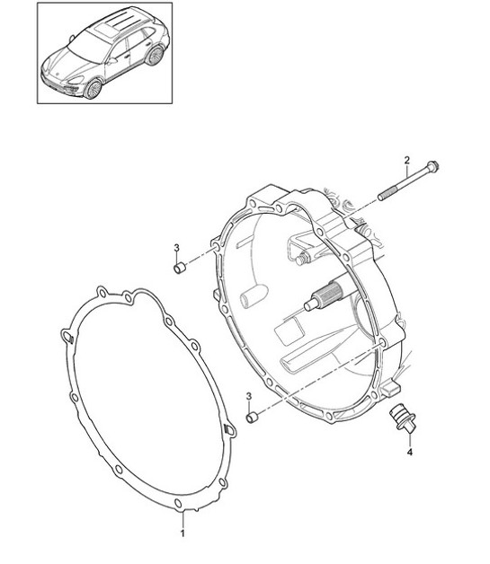 Diagram 306-000 Porsche Cayenne 92A (958) 2010-2017 Transmission