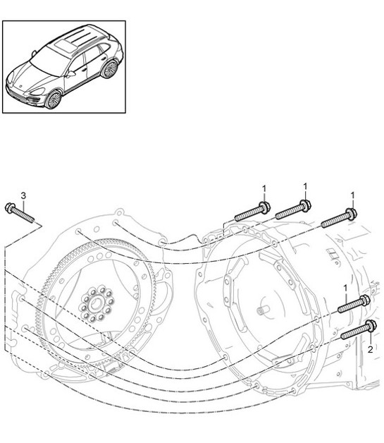 Diagram 306-050 Porsche 968 (1992-1995) Transmission