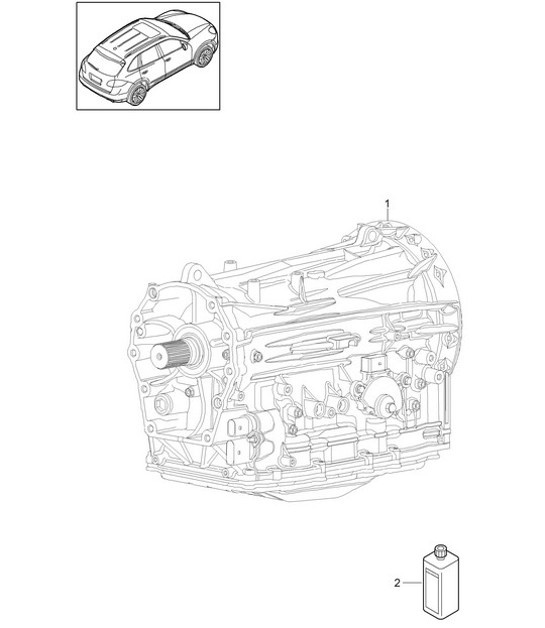 Diagram 320-000 Porsche 356A 1955-59 Trasmissione