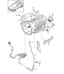 Tiptronic / Vervangingstransmissie / Accessoires (PR:G1G) Cayenne 92A (958) 2011-18