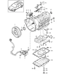 Transmission de remplacement / Tiptronic / Pièces détachées (PR:G1G) Cayenne 92A (958) 2011-18