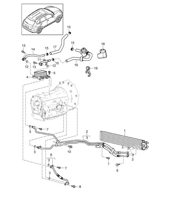 Diagram 360-050 Porsche 卡宴 Turbo S 4.5L 2006>> 传播