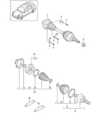 Front Axle, Steering  Cayenne 92A (958) 2010-2017