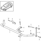 Front Axle, Steering  Cayenne 92A (958) 2010-2017
