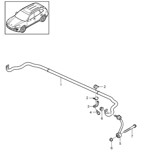 Rear Axle Cayenne 92A (958) 2010-2017