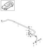 Rear Axle Cayenne 92A (958) 2010-2017