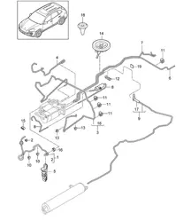 Sospensioni adattive/Linee (PR:1BK) Cayenne 92A (958) 2011-18