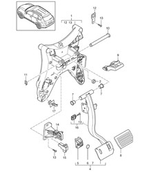 Pedale / Tiptronic (PR:G1G) Cayenne 92A (958) &gt;&gt;2014