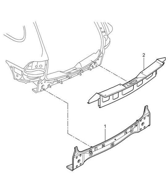 Diagram 801-030 Porsche 991 Carrera 2S 3.0L（420马力）  车身