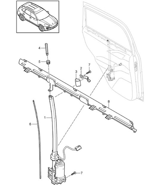 Diagram 804-060 Porsche 911 & 912 (1965-1989) Body
