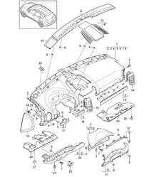 Habillage tableau de bord / Accessoires Cayenne 92A (958) 2011-18