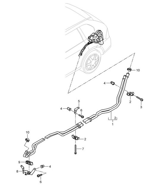 Diagram 813-025 Porsche 911 & 912 (1965-1989) Body