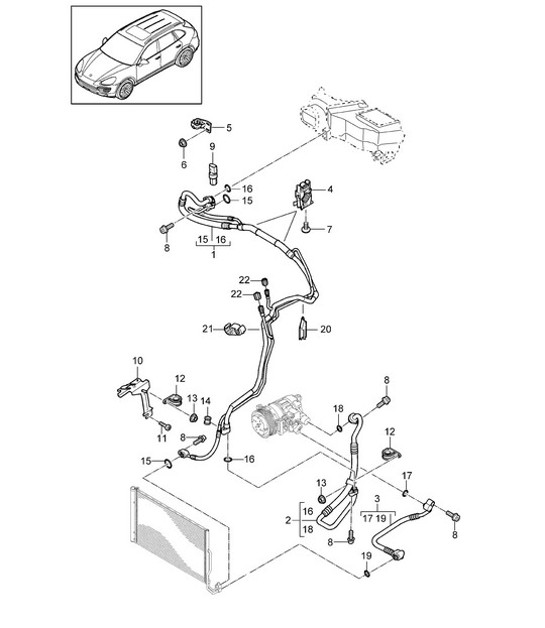 Diagram 813-063 Porsche Cayenne S/GTS 4.8L 2007>> Body