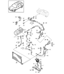 Circuito frigorifero / Ibrido (PR:KK1,D19, 9AD) Cayenne 92A (958) Ibrido 3.0L 2017>> Circuito frigorifero / Ibrido (PR:KK1,D19, 9AD) Cayenne 92A (958) Ibrido 3.0L 2017>>