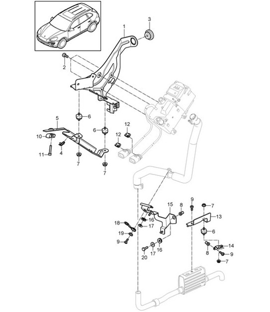 Diagram 813-085 Porsche 911 & 912 (1965-1989) Body