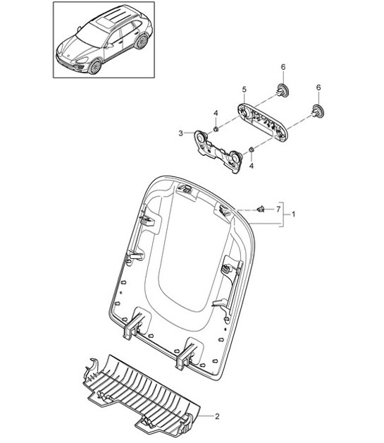 Diagram 817-020 Porsche 911 & 912 (1965-1989) Body