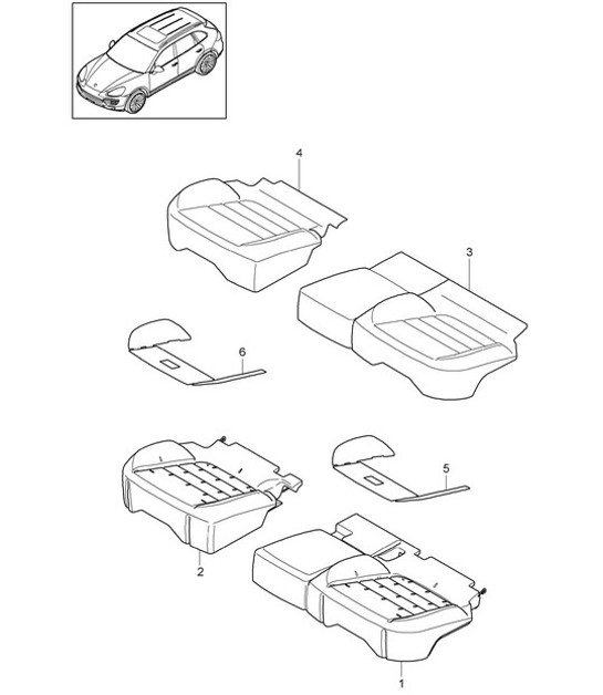 Diagram 817-045 Porsche 911 & 912 (1965-1989) Body