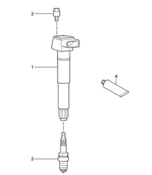 Ignition system Cayenne 92A (958) 2015>>
