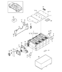 Híbrido / Batería Cayenne 92A (958) Híbrido 2015>>