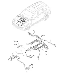 Cableado / Motor Cayenne 92A (958) 2015>>