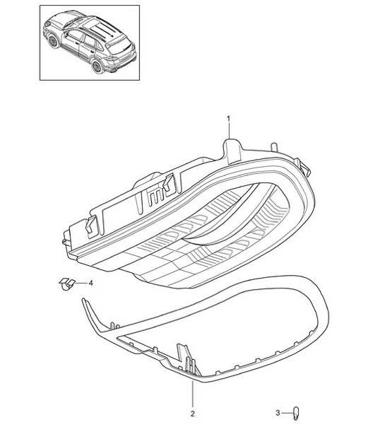 Diagram 903-007 Porsche 996 C4 3.4L 1997-08/01 Electrical equipment