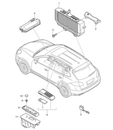 Versterkers / Telefoon Cayenne 92A (958) 2011-18 Versterkers / Telefoon Cayenne 92A (958) 2011-18