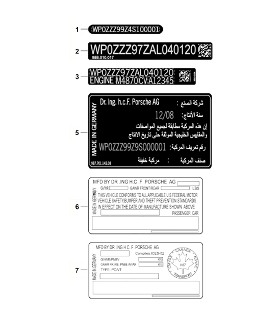 Diagram 003-010 Porsche 996 C2 3.4L 1997-08/01 Accessories & others 