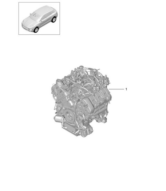 Diagram 101-000 Porsche Macan (95B) MK1 (2014-2018) Engine