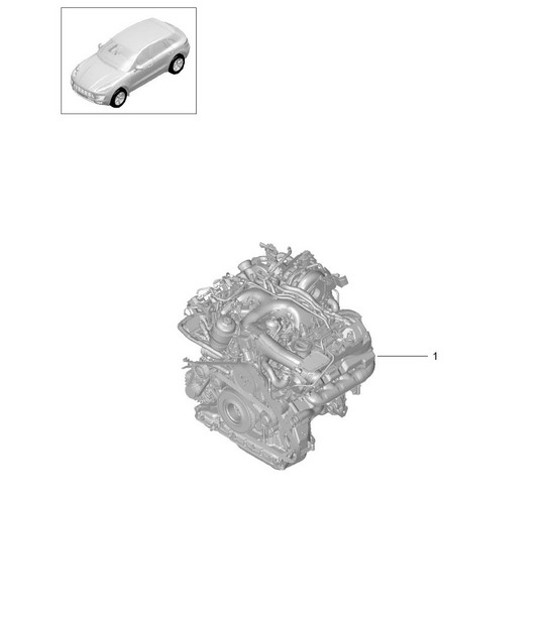 Diagram 101-010 Porsche Macan (95B) MK1 (2014-2018) Engine