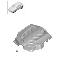 Engine cover 95B.1 Macan 2014-18
