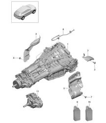 7-versnellingsbak met dubbele koppeling - PDK - 95B.1 Macan 2014-18