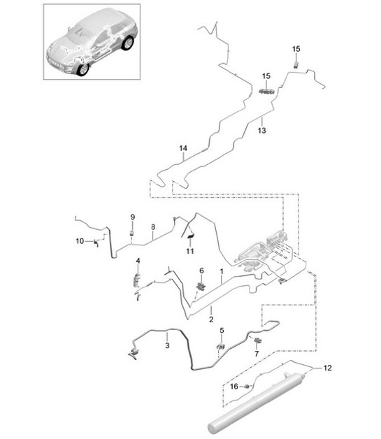 Diagram 606-010 Porsche Cayman 718 (982) 2017>> Roues, Freins