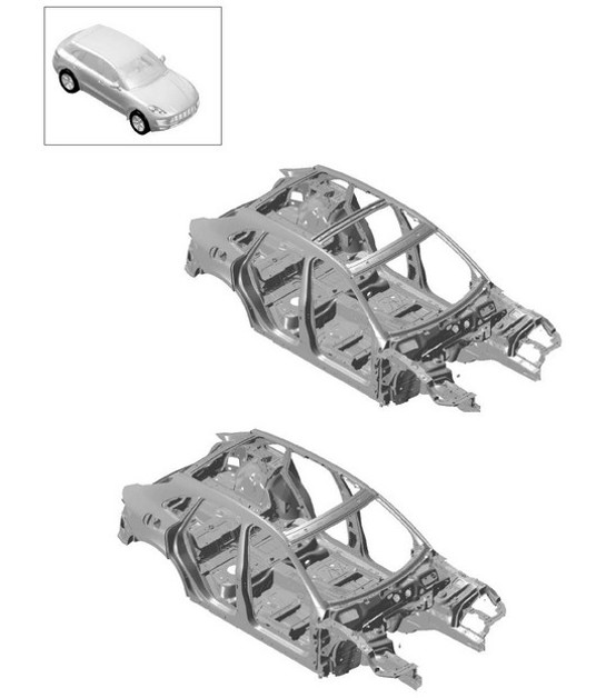Diagram 801-000 Porsche 911 & 912 (1965-1989) Body