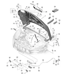 Copertura anteriore 95B.1 Macan 2014-18