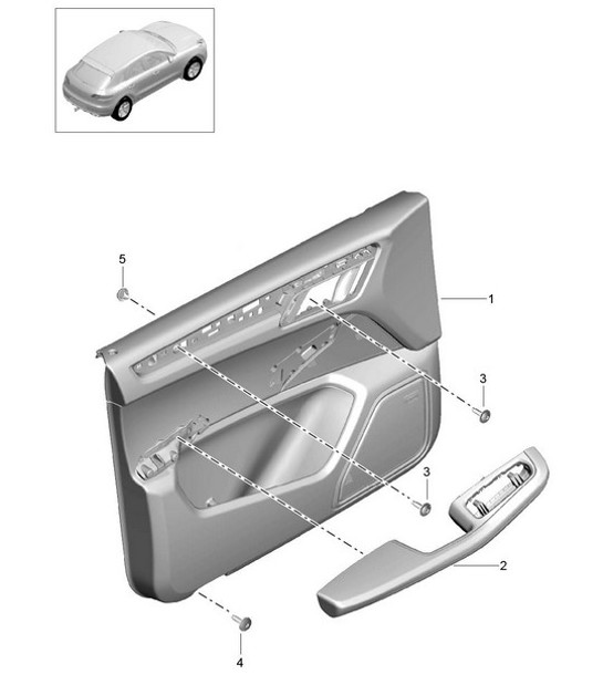 Diagram 808-030 Porsche 996 (911) (1997-2005) Body