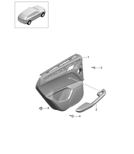 Diagram 808-055 Porsche Panamera Turbo V8 Executive Body