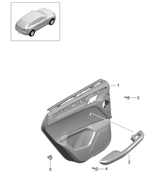 Diagram 808-080 Porsche 996 (911) (1997-2005) Body