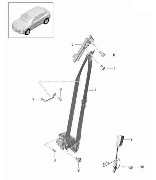Diagram 812-000 Porsche Carrera GT (2003-2006) 