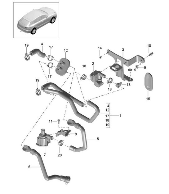 Diagram 813-006 Porsche Panamera S V8 4.8L Body