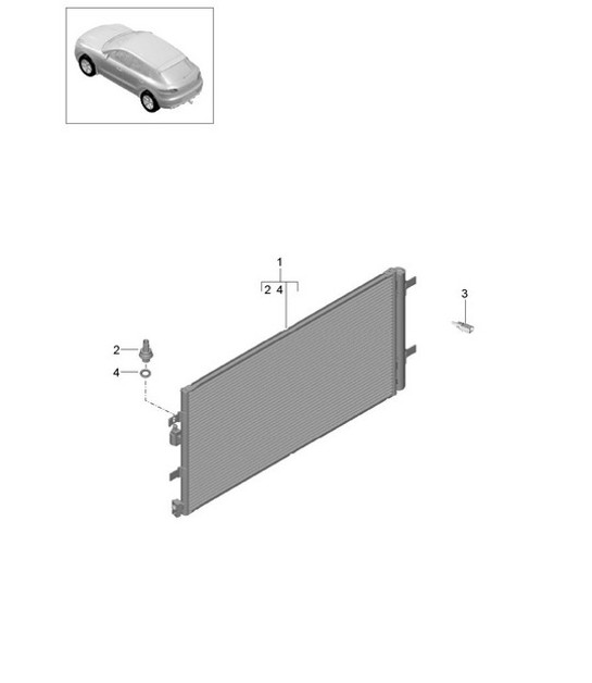 Diagram 813-058 Porsche Cayman 987C/981C (2005-2016) Body