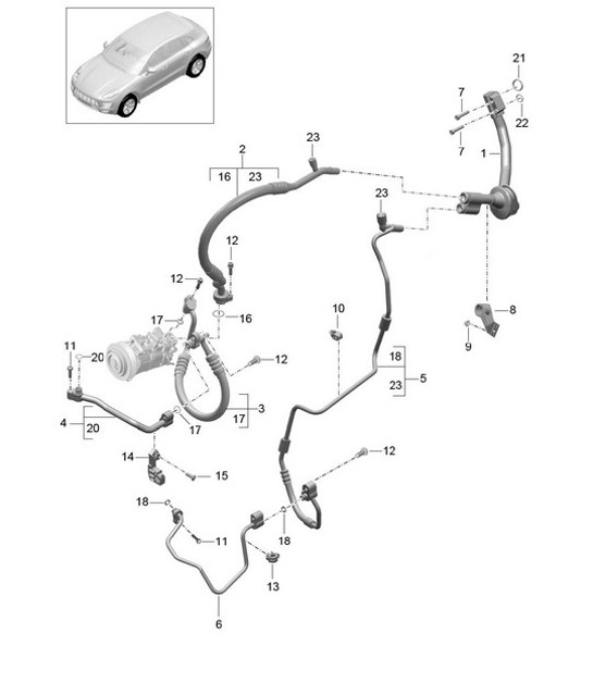Diagram 813-072 Porsche 991 (911) MK1 2012-2016 Body