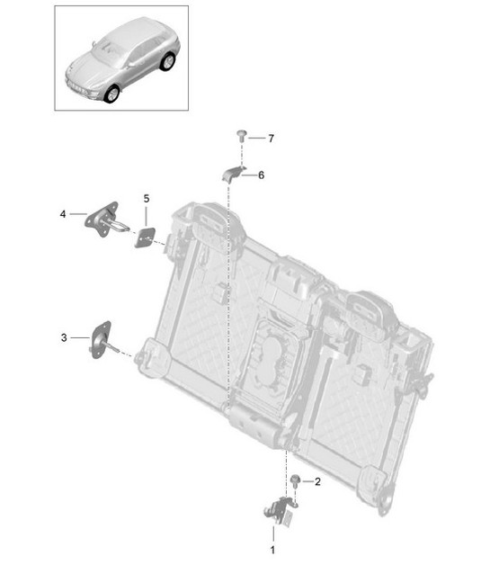 Diagram 817-055 Porsche 911 & 912 (1965-1989) Body
