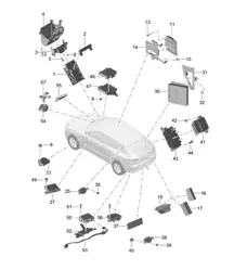 控制单元 95B.1 Macan 2014-18