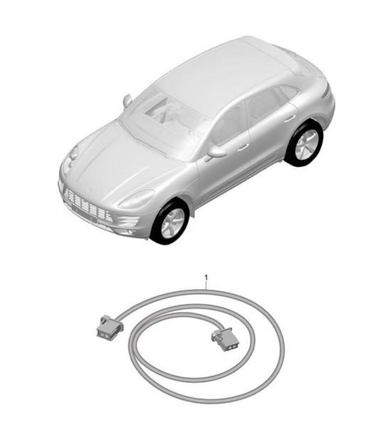 Diagram 902-051 Porsche Macan (95B) MK1 (2014-2018) Electrical equipment