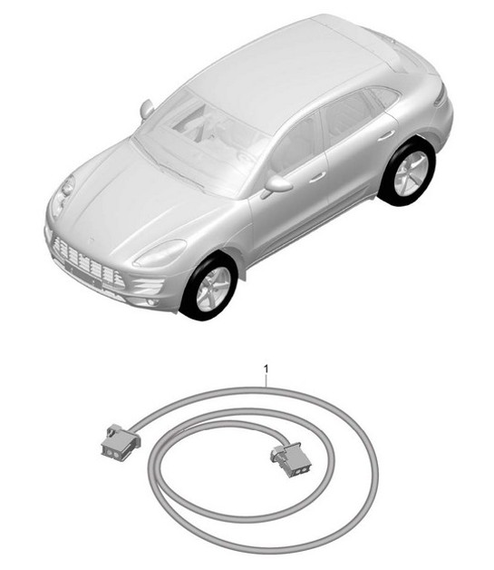 Diagram 902-060 Porsche Macan (95B) MK1 (2014-2018) Electrical equipment