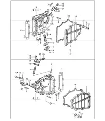 chain case, chain adjuster 964 M64.01/02/03 and M64.50 1989-94