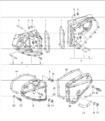 chain case 964 TURBO M30.69 1991-92