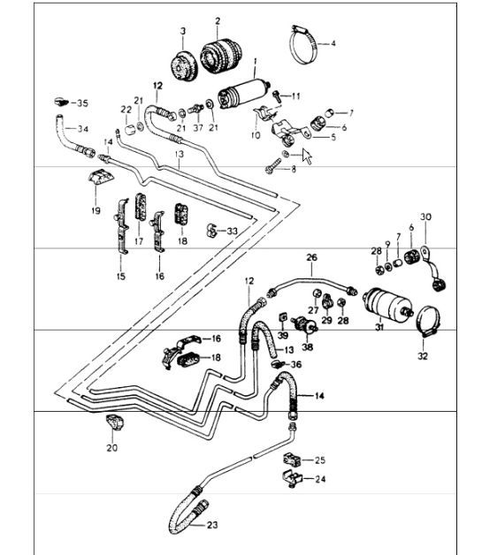 Diagram 201-05 Porsche 928GTS 5.4L 1992-95 