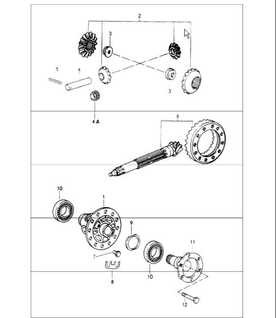 Diagram 305-25 Porsche Cayenne Turbo S V8 4.8L Petrol 550HP Transmission