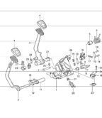 Hand Lever System, Pedal Cluster  964 (911) (1989-1994)